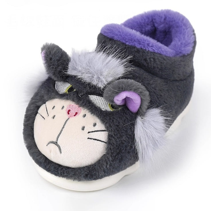 Sassy Cat High Top Slippers