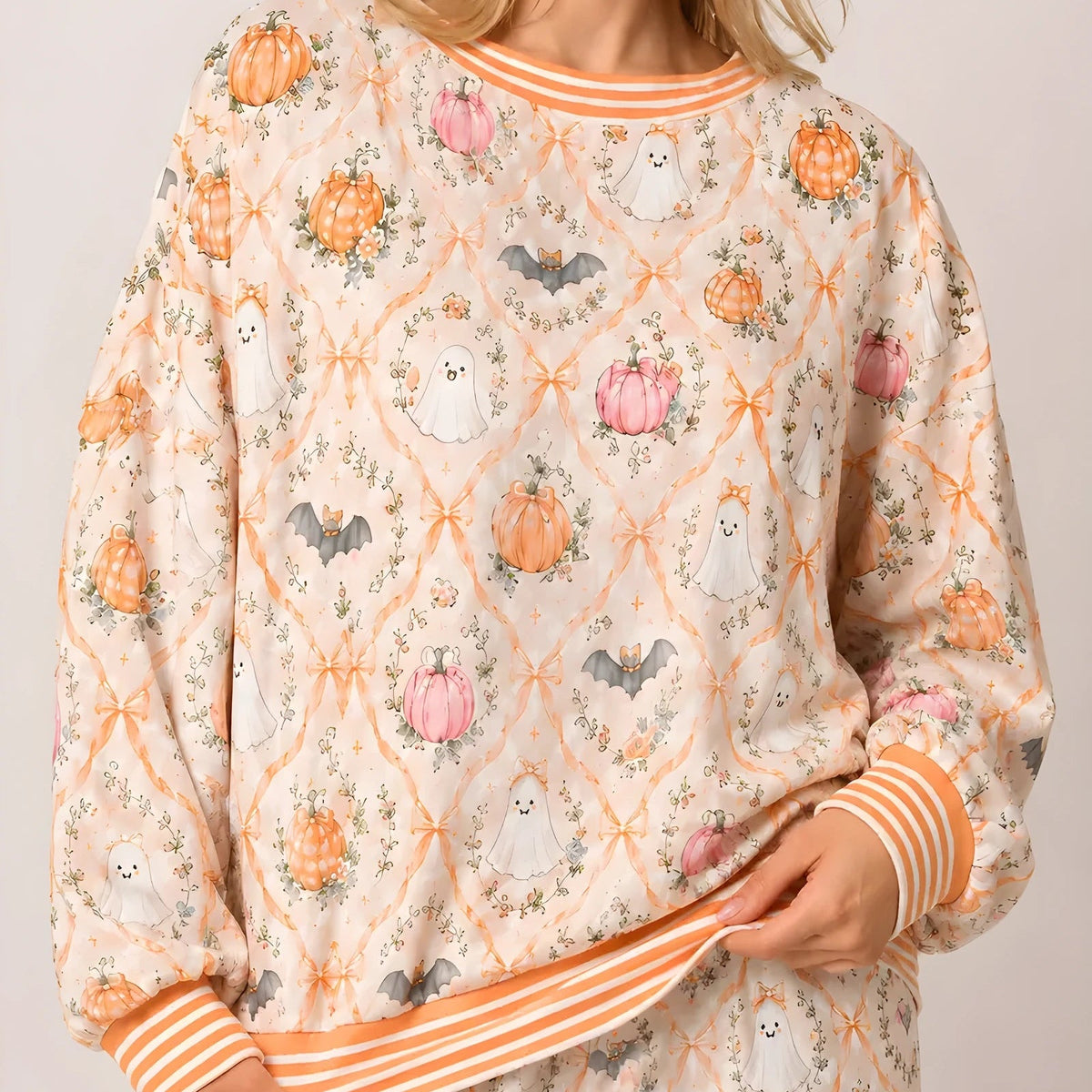 Pumpkin Trellis Women's Lounge Set
