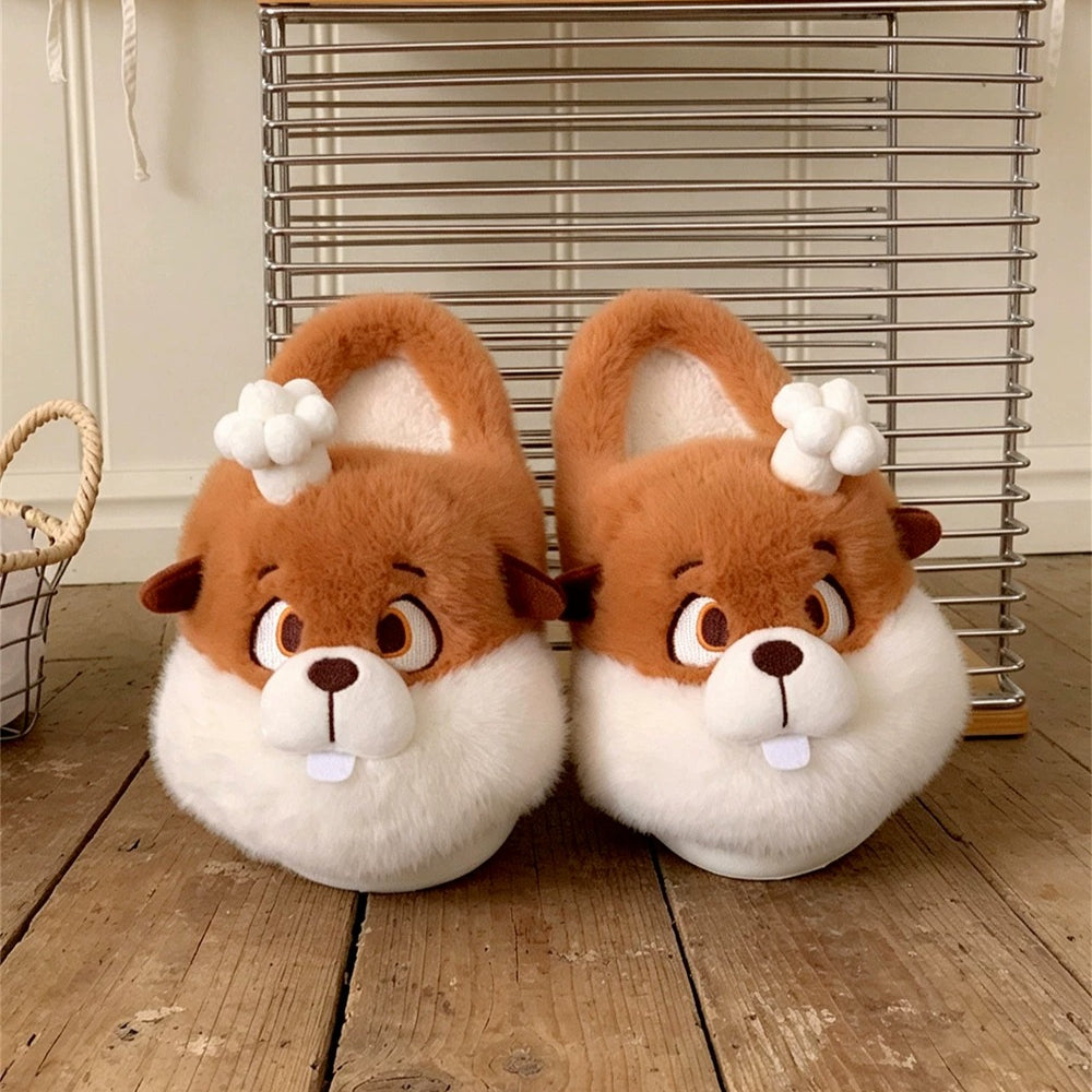 Chef Marmot Puffy House Slippers