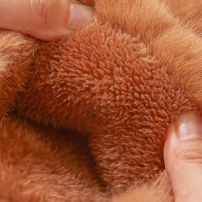 Fuzzy Kitty Claw Plush Slippers