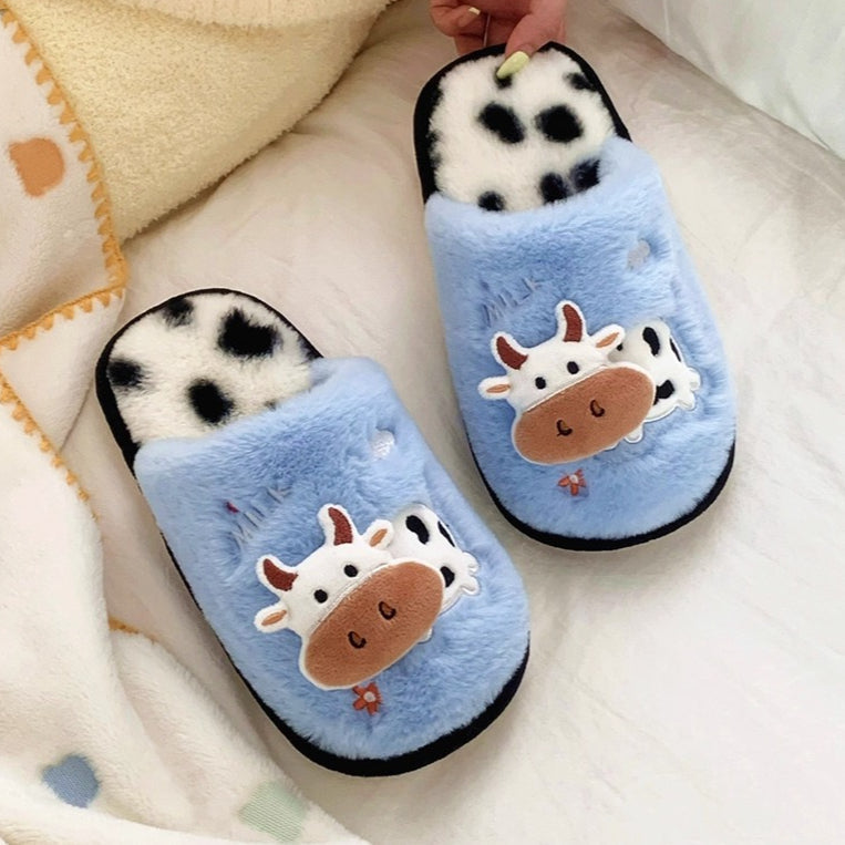 Moo Moo Milk Plush Slippers