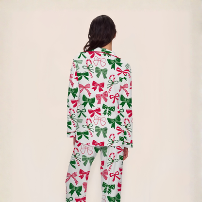 Christmas Bows Women's Pajama Set