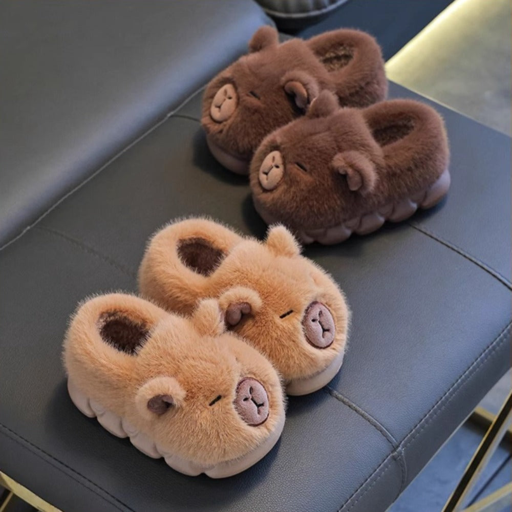 Squinty Capybara Slippers