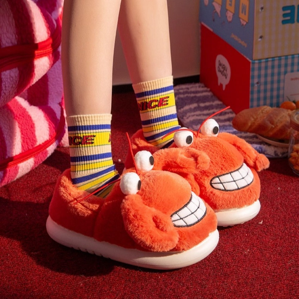 Grinning Lobster Slippers