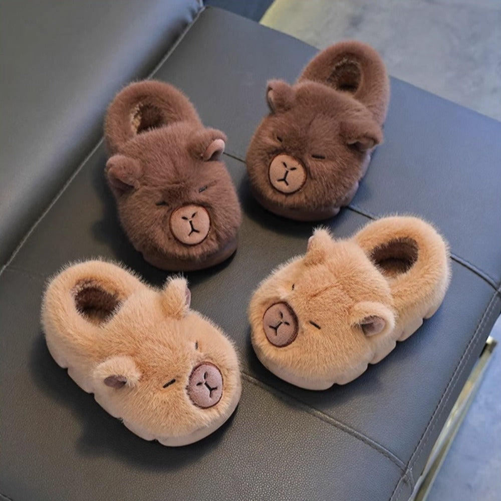 Squinty Capybara Slippers