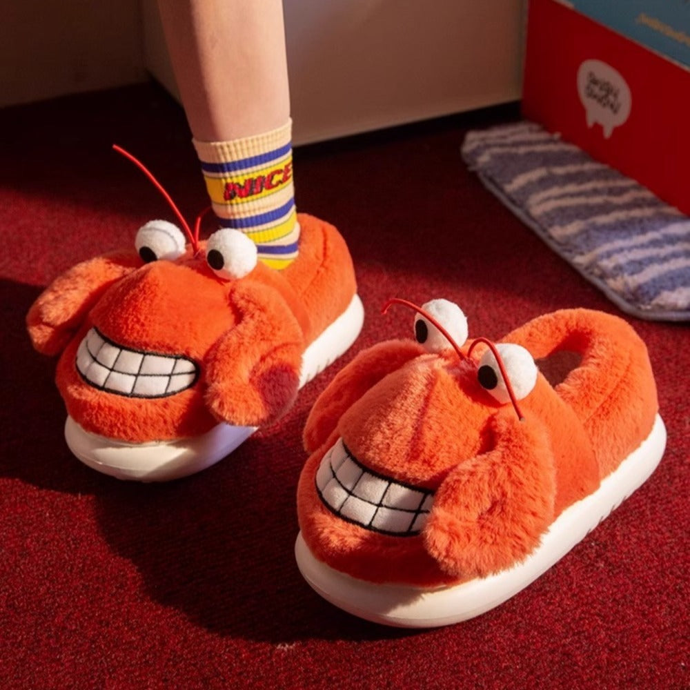Grinning Lobster Slippers