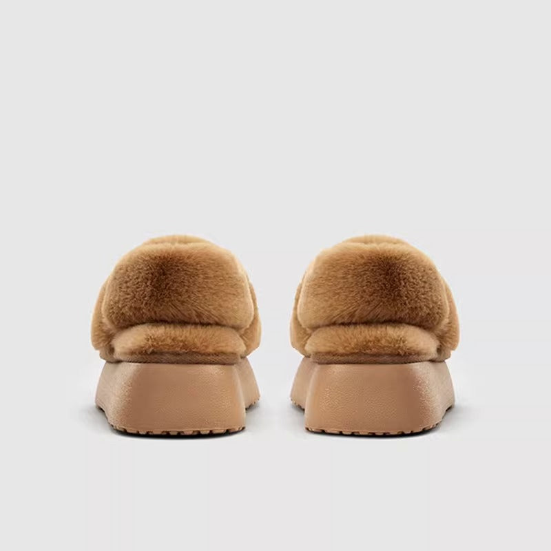 Chunky Puffy Cloud Slingback Slippers