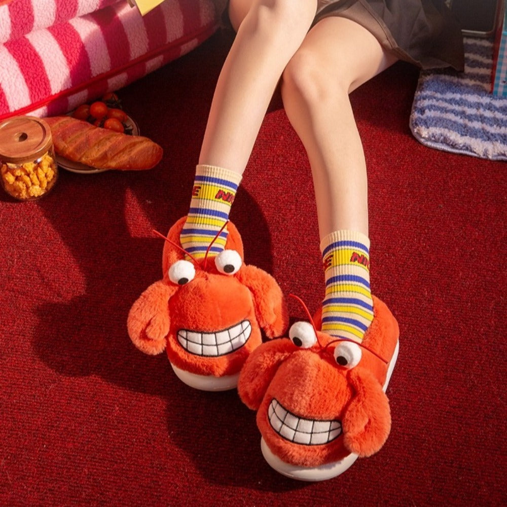 Grinning Lobster Slippers