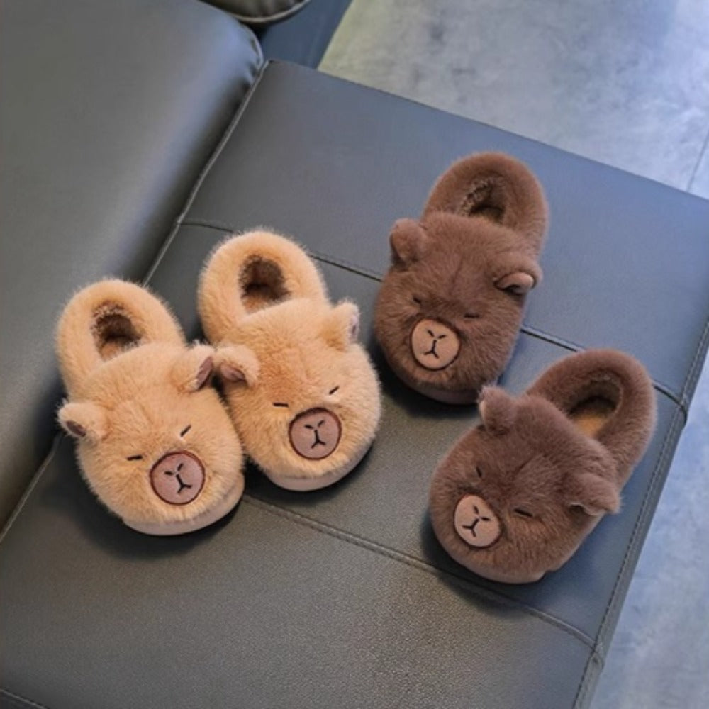 Squinty Capybara Slippers