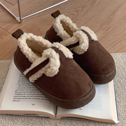 Snug Wrap-Band Fleece Slippers
