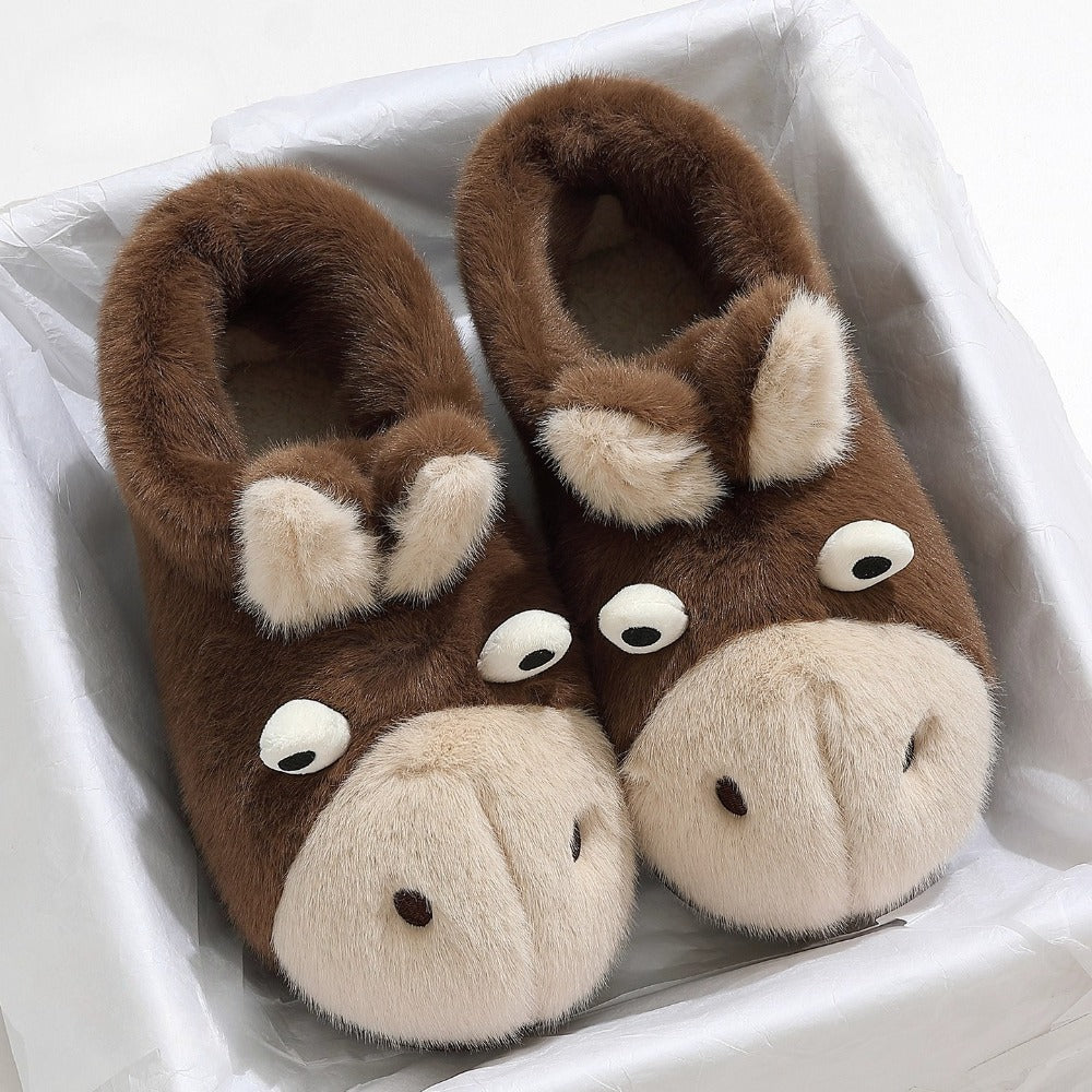 Perky-Eared Donkey Slippers