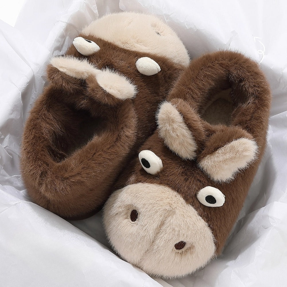 Perky-Eared Donkey Slippers