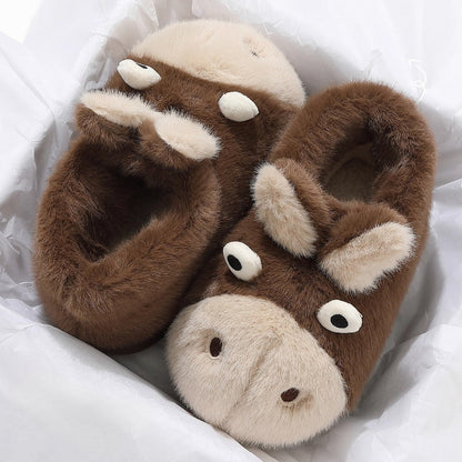 Perky-Eared Donkey Slippers