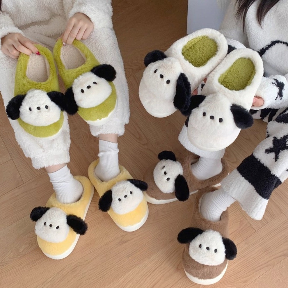 Puffy Pup Ears Slippers