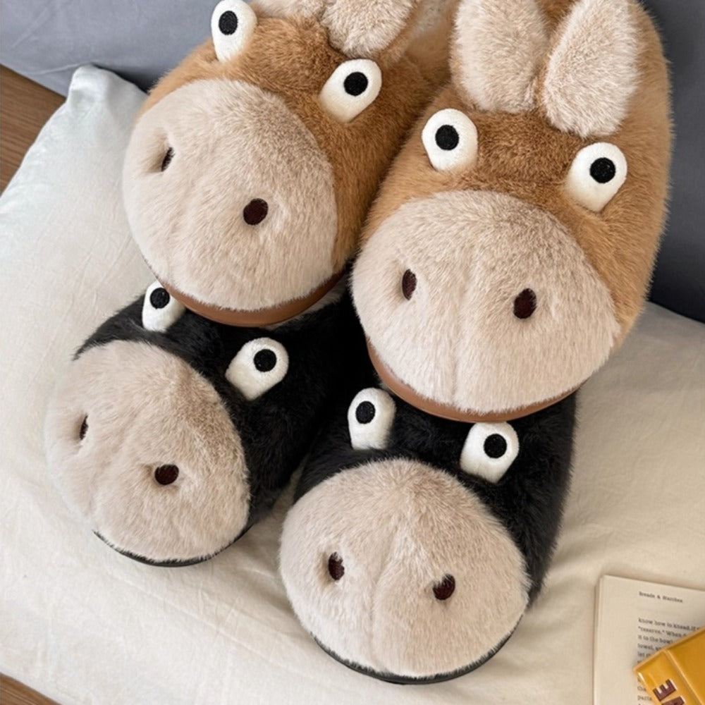 Perky-Eared Donkey Slippers