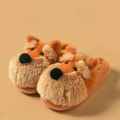 Schnauzer Puppy Slippers