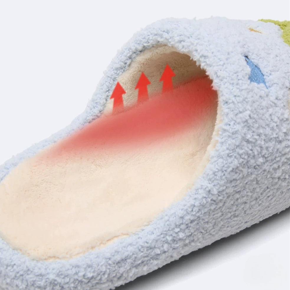 Countryside Cottage Fleece Slippers