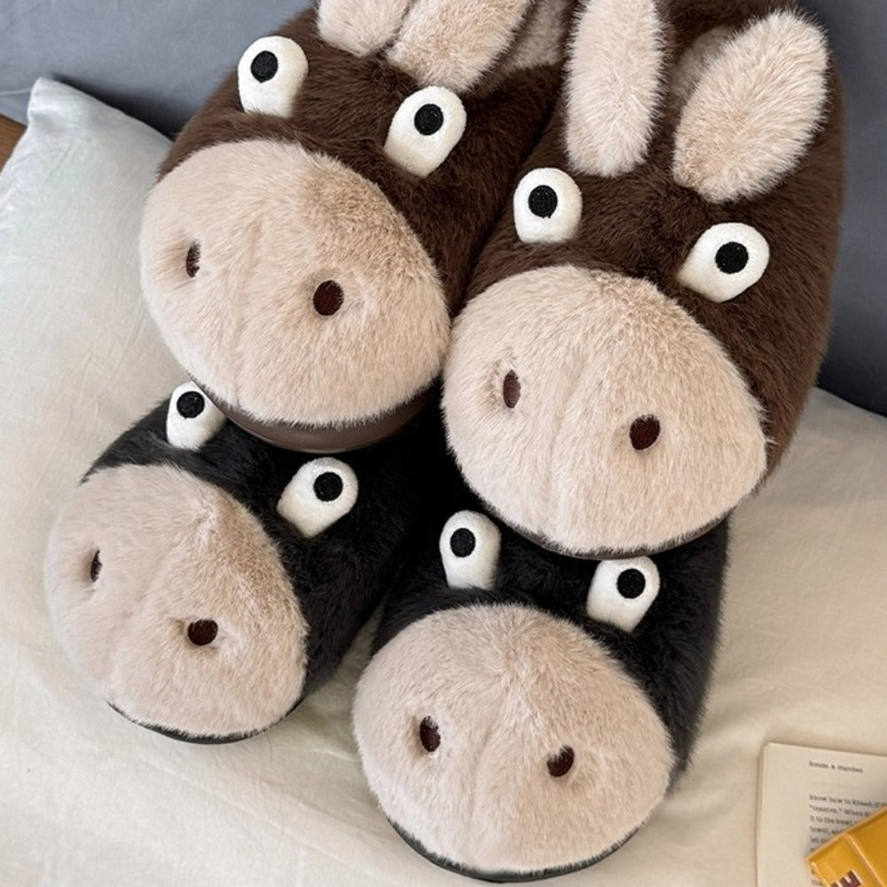 Perky-Eared Donkey Slippers