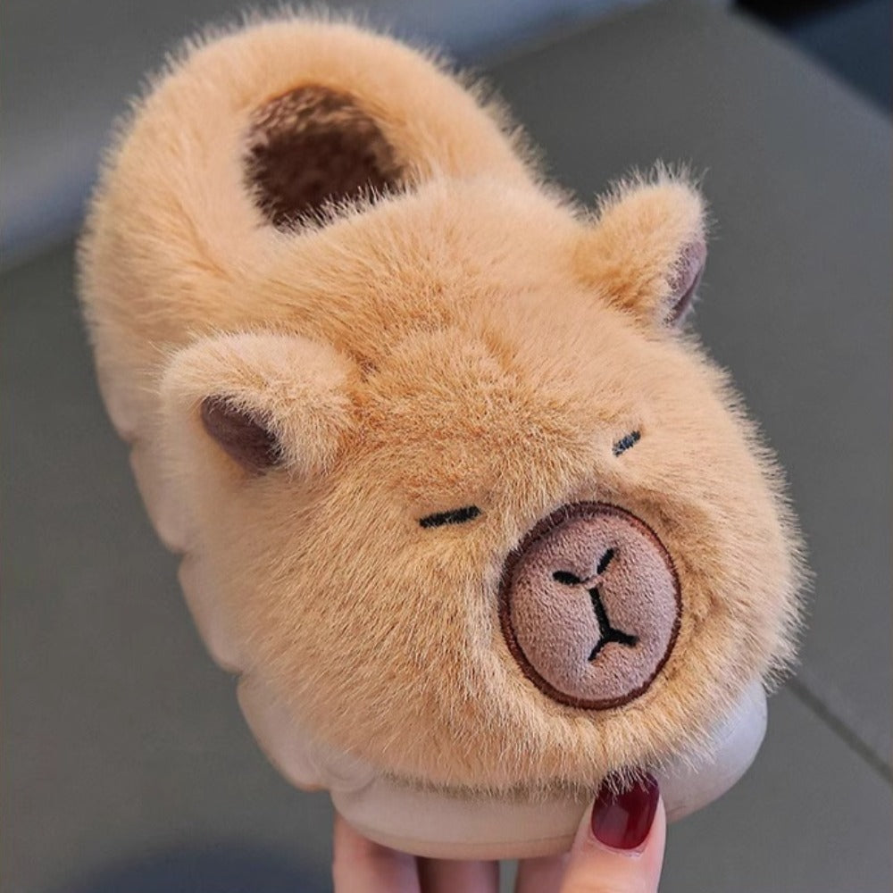 Squinty Capybara Slippers