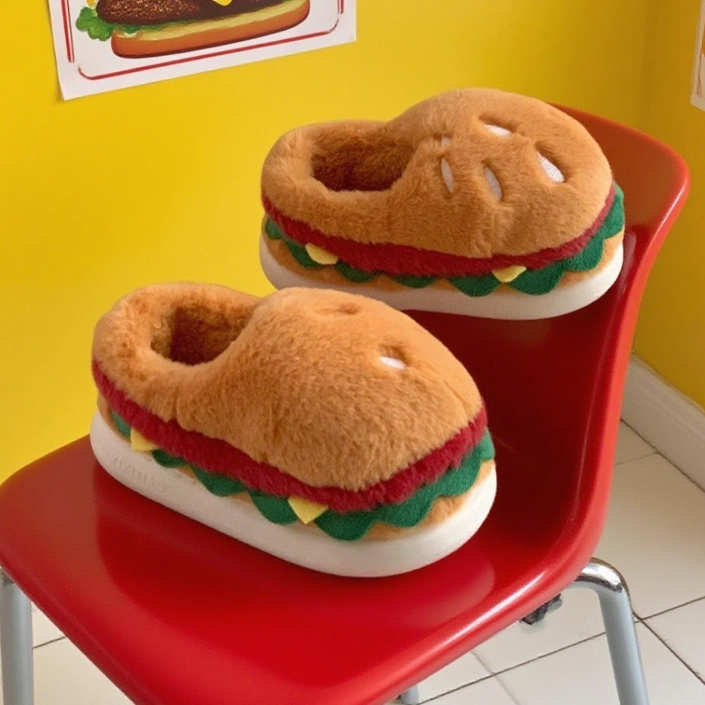 Toasty Burger Slippers