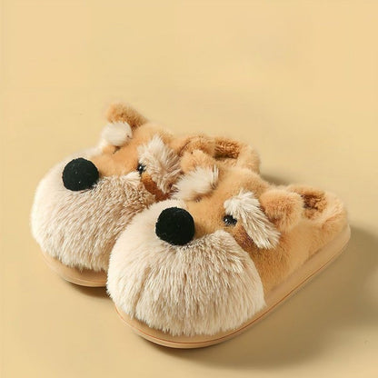 Schnauzer Puppy Slippers