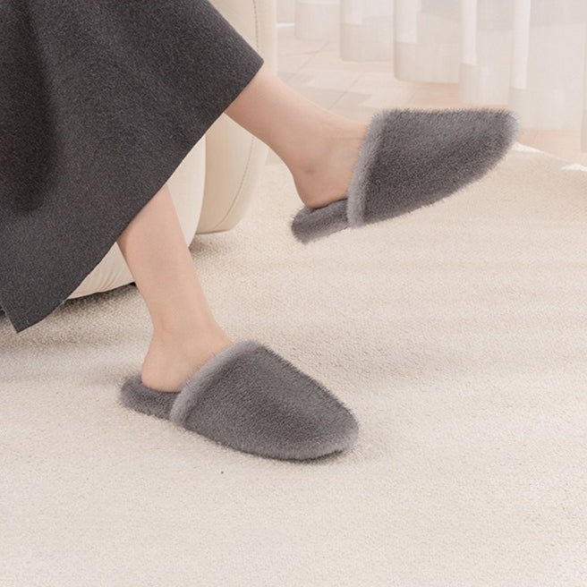 Snuggly Soft Plush Bedroom Slippers