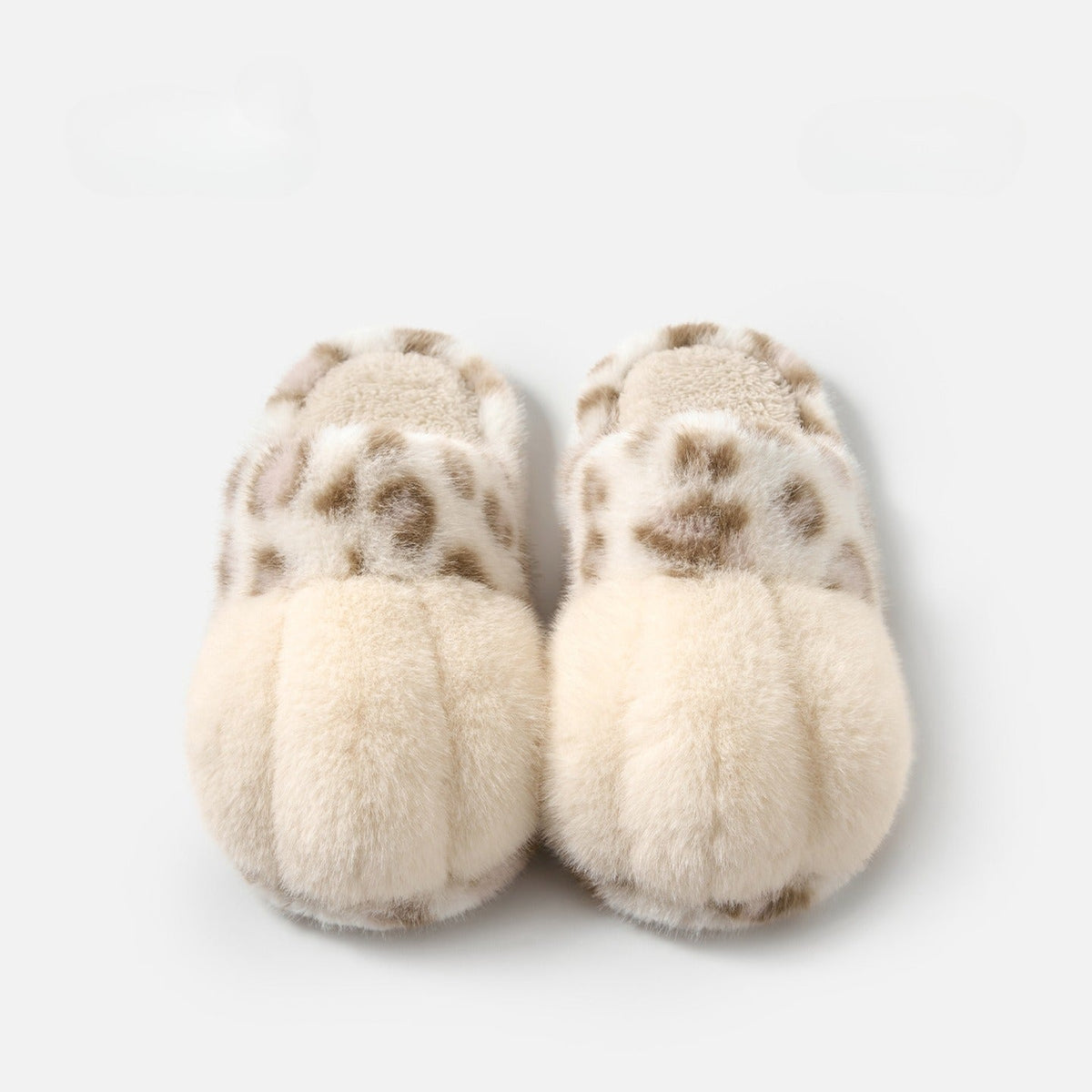 Plush Kitty Paw House Slippers