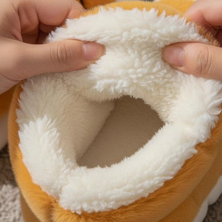 Playful Tiger Paw Plush Slippers