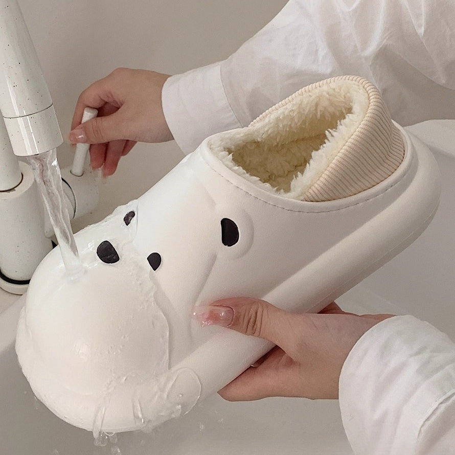 Splash-Guard Plush-Lined Home Clogs