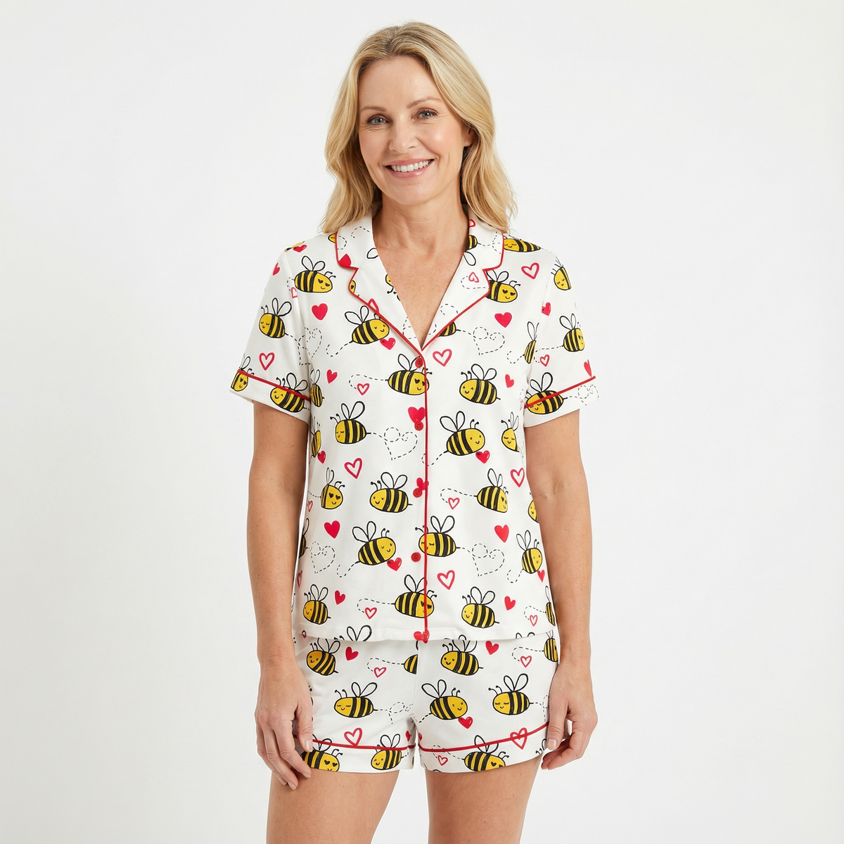 Valentine's Day Bee Mine Women's Pajama Set