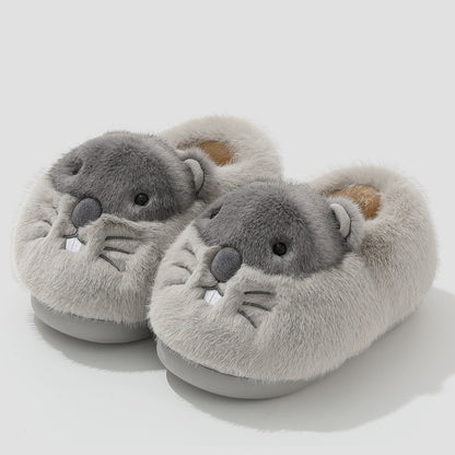 Plush Marmot Animal House Slippers