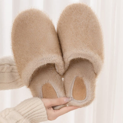 Snuggly Soft Plush Bedroom Slippers