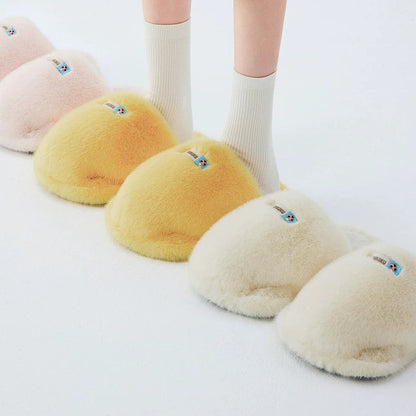 Plush Puffy Paw House Slippers