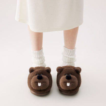 Toothy Marmot Slippers