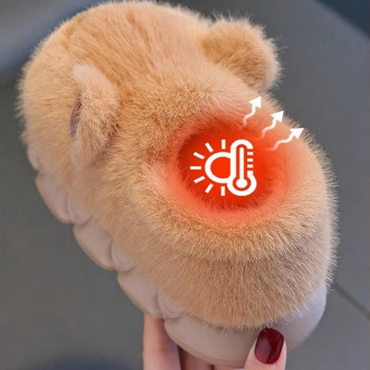 Squinty Capybara Slippers