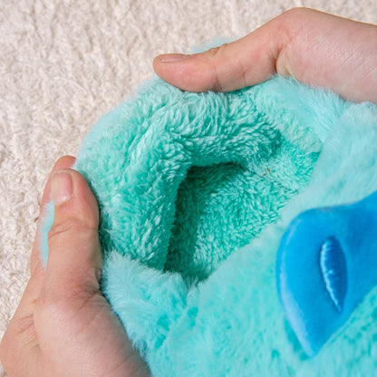 Quirky Clownfish Fuzzy House Slippers