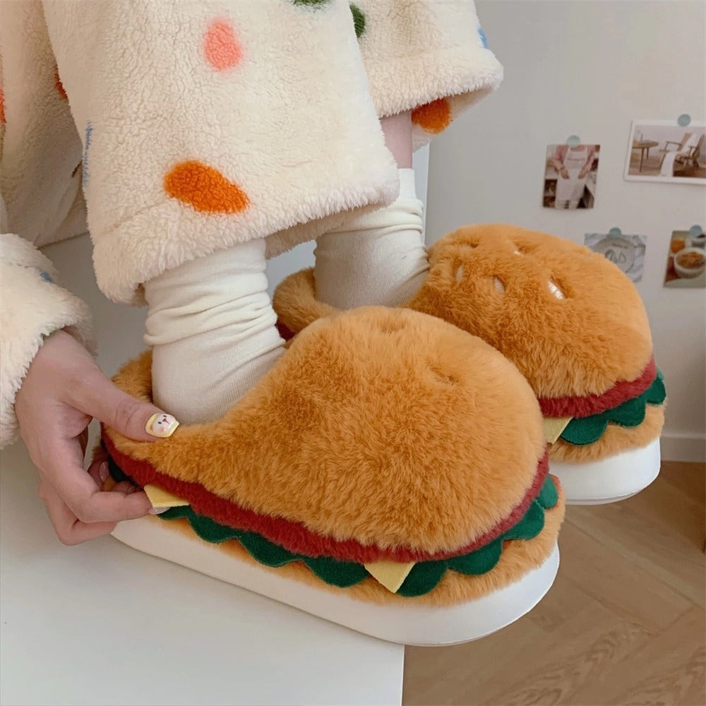 Toasty Burger Slippers