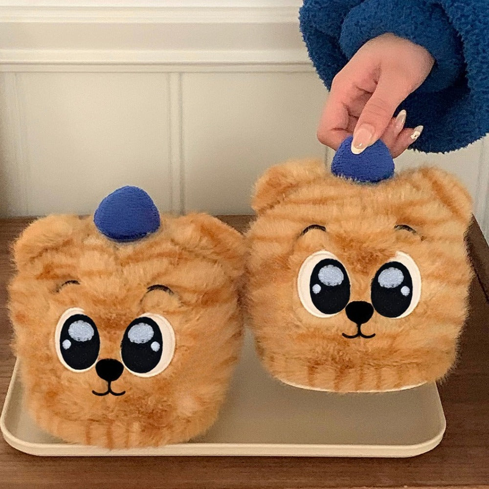 Big-Eyed Tiger Slippers