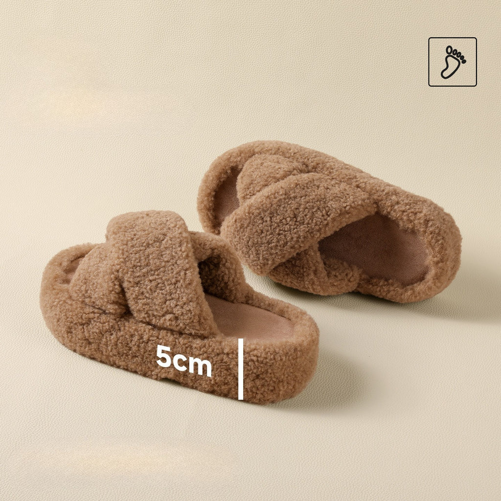 Teddy Cross Slippers