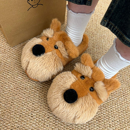 Schnauzer Puppy Slippers
