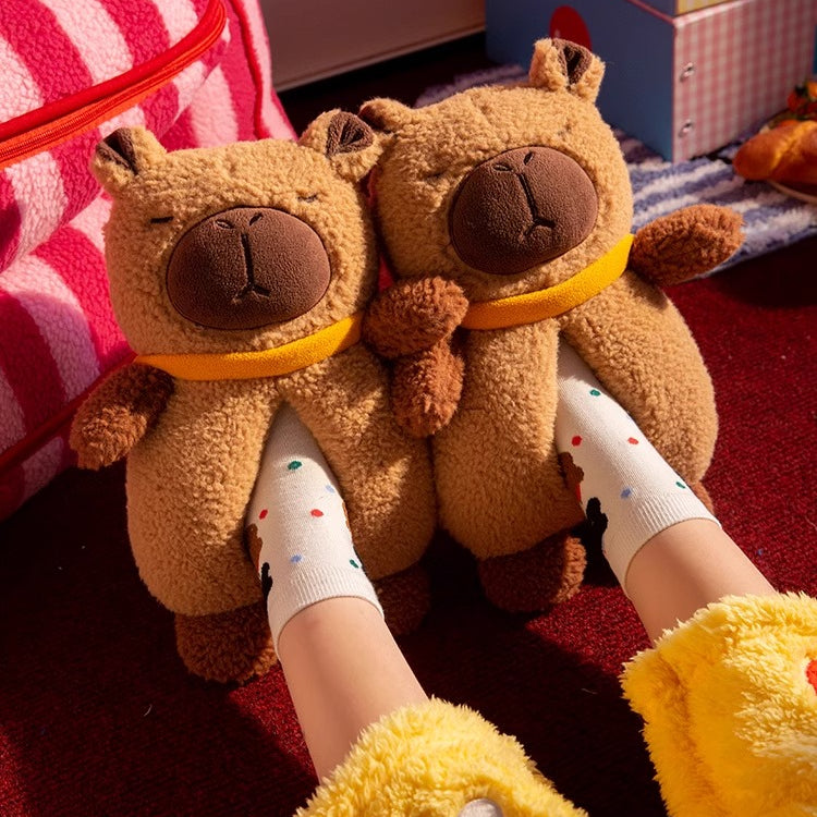 Chill Capybara Plushie House Slippers