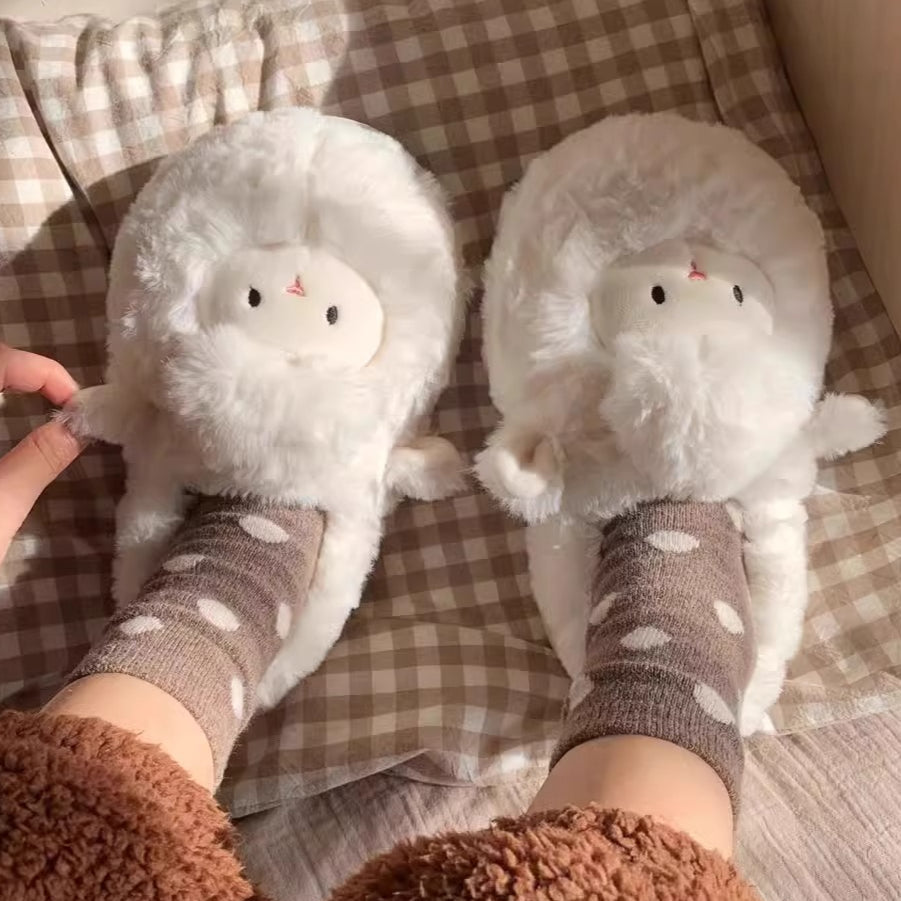 Lamb Cloud Closed-Back Slippers