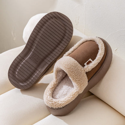 Cozy Thick Sole Plush Slippers