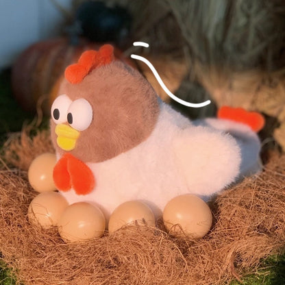 Plush 3D Chicken Cozy Slippers