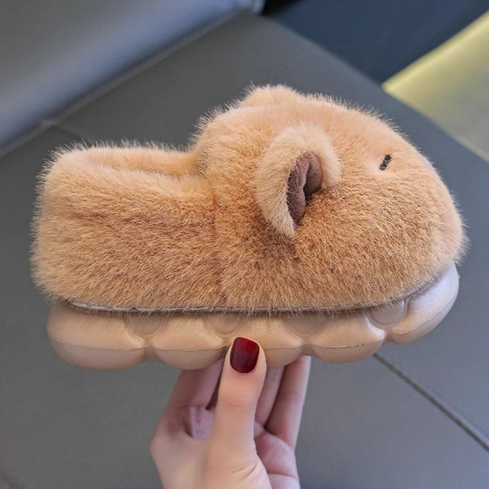 Squinty Capybara Slippers