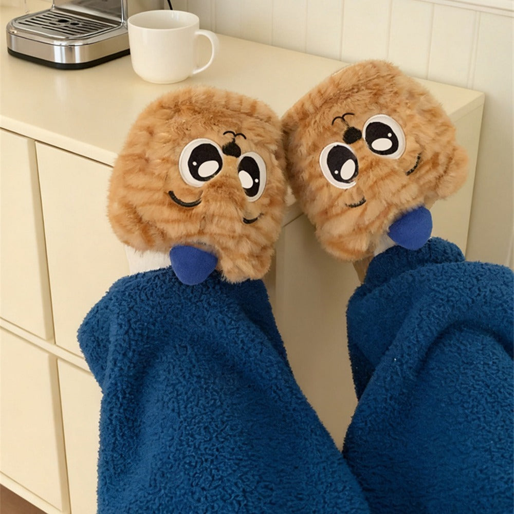 Big-Eyed Tiger Slippers