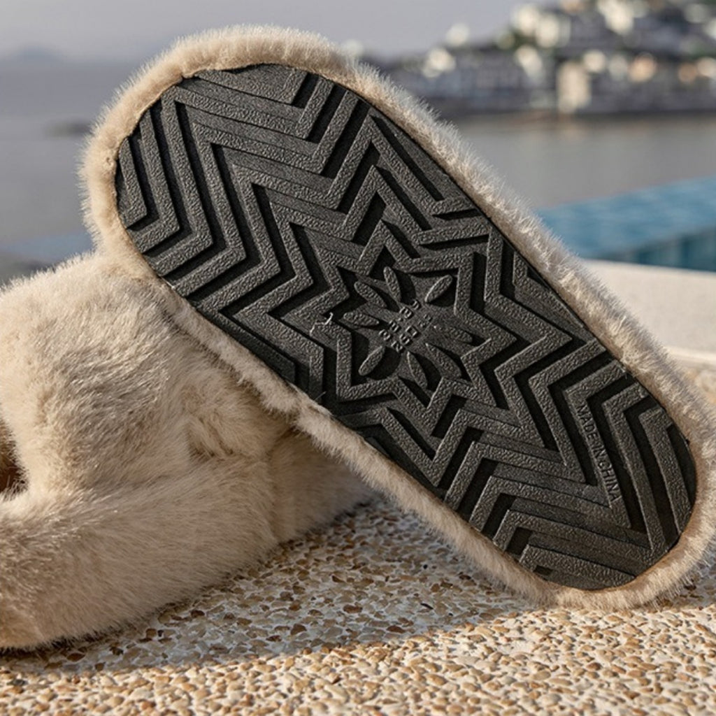 Cloudy Cross Slippers