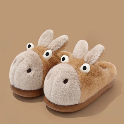 Perky-Eared Donkey Slippers