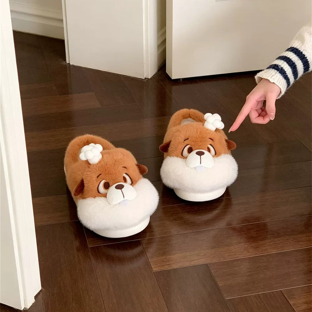 Chef Marmot Puffy House Slippers