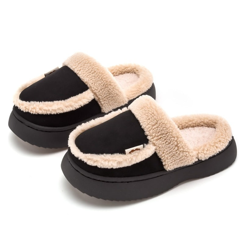 Cozy Thick Sole Plush Slippers